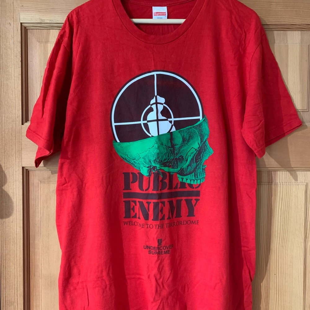 Supreme public enemy T shirt